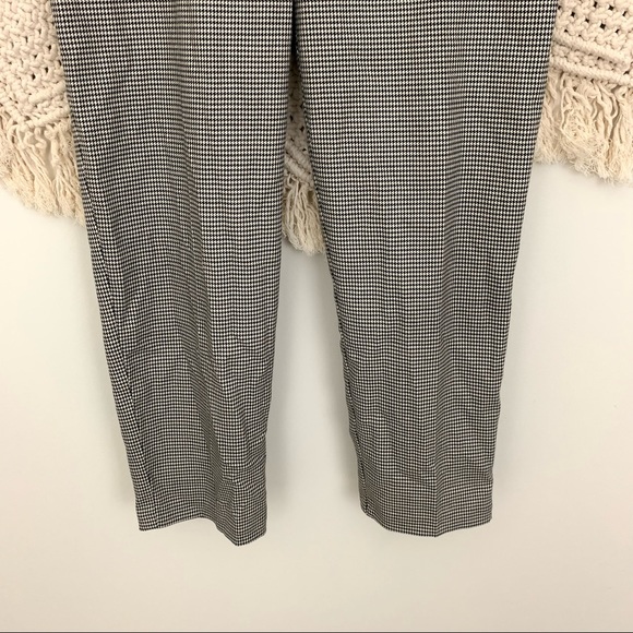 Topshop Houndstooth Straight Leg Trousers - Picture 6 of 9